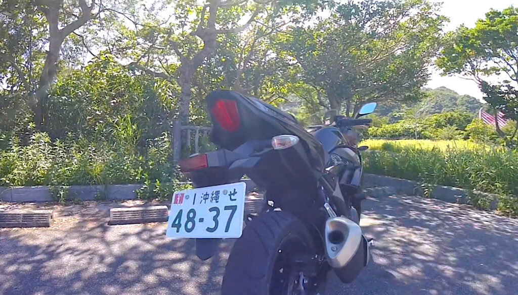GSX250Rのテールランプ