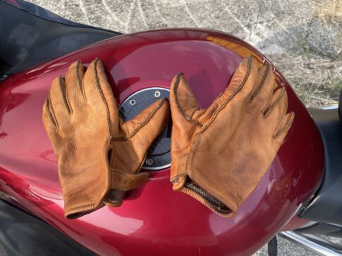 5年愛用のバイク用グローブ